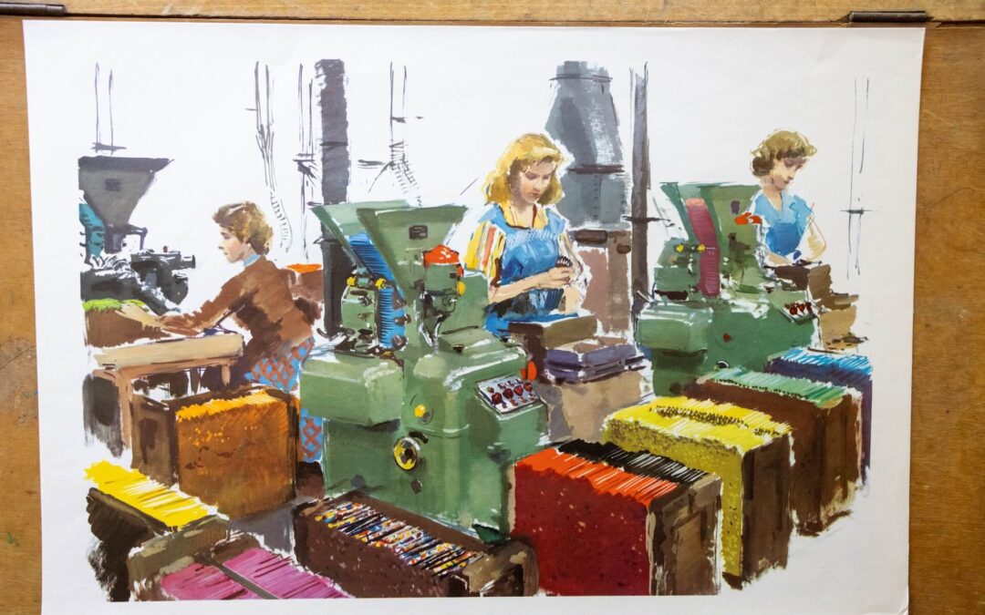 Chromolithographie L’usine Conté de Boulogne-sur-Mer